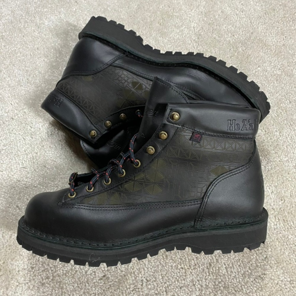 Danner Light Boots Mens 11 EE Sig Zane A'ali'i Black Leather Gore-Tex Hiking